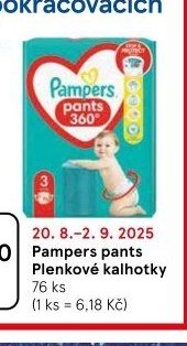 Pampers pants Plenkové kalhotky