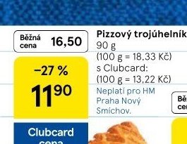Pizzový trojúhelník 90 g