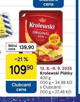 Krolewski Plátky 400 g