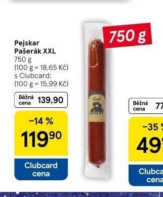 Pejskar Pašerák XXL 750 g