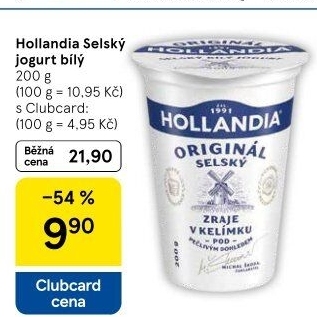 Bílý jogurt selský Hollandia