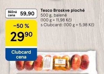 Broskve Paraquayo Tesco