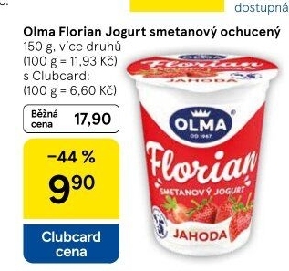 Jogurt smetanový Florian Olma