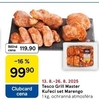 Kuřecí grilovací set Marengo Grill Master Tesco
