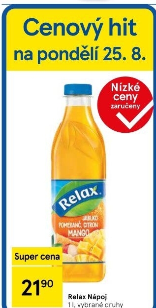 Nápoj ovocný Relax