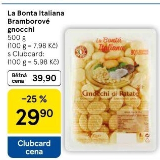 Noky bramborové La Bonta Italiana