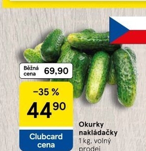 Okurky nakládačky