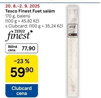 Salám Fuet Tesco Finest