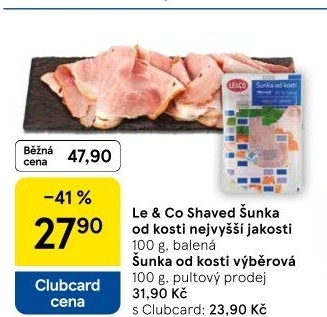 Šunka od kosti výběrová