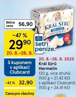 Sýr Hermelín Král sýrů