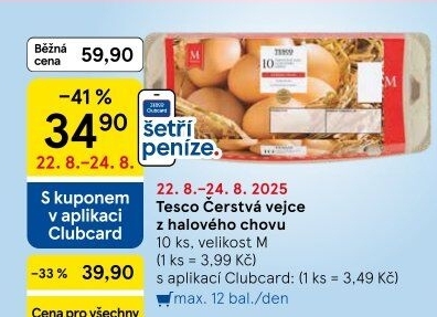 Vejce M Tesco