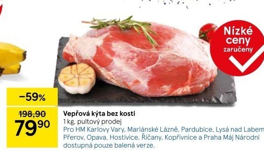 Vepřová kýta bez kosti