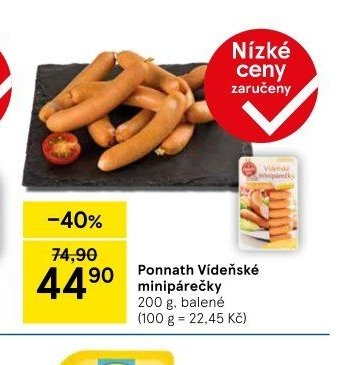 Ponnath Vídeňské minipárečky