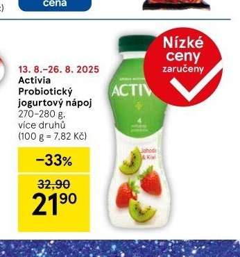 Activia Probiotický jogurtový nápoj