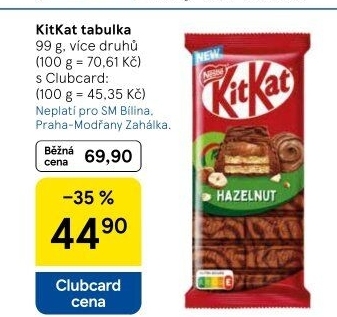 Čokoláda Kit Kat