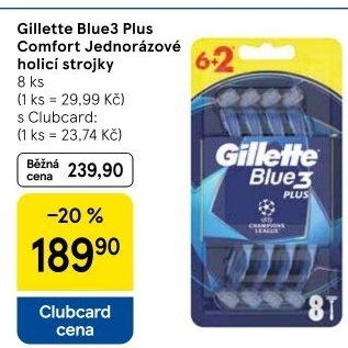 Jednorázová holítka pánská Gillette Blue 3 Comfort