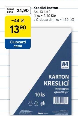 Kreslicí karton A4