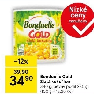 Kukuřice sterilovaná Gold Bonduelle