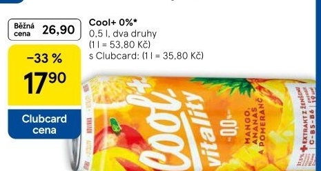 Nealkoholické pivo ochucené Staropramen Cool+