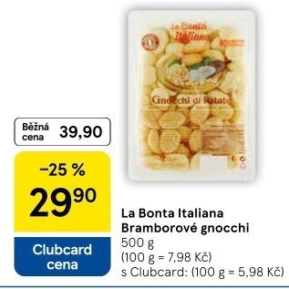 Noky bramborové La Bonta Italiana