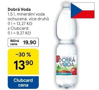 Ochucená voda Dobrá voda