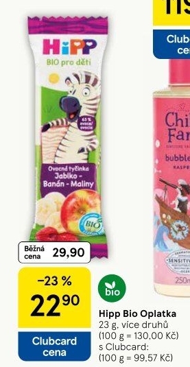 Ovocná tyčinka pro děti Bio HiPP