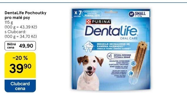 Pamlsky pro psy Denta Life Purina