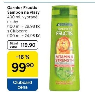 Šampon Fructis Garnier