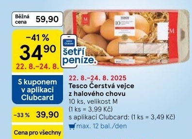 Vejce M Tesco