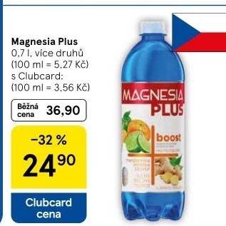 Voda ochucená plus Magnesia