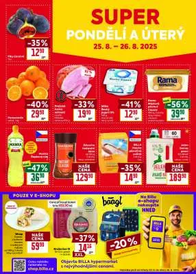 akční leták BILLA 20.8.2025-26.8.2025