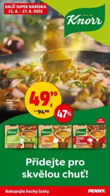akční leták Penny Market 21.8.2025-27.8.2025
