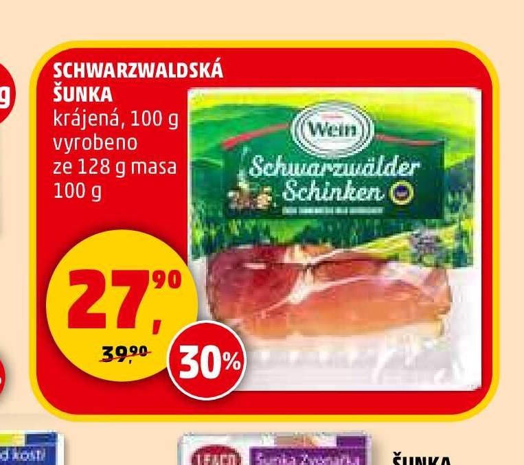 SCHWARZWALDSKÁ ŠUNKA