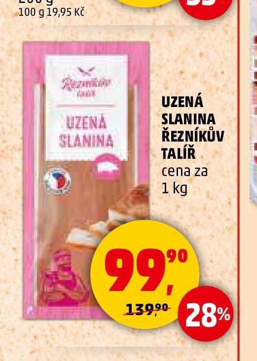 UZENÁ SLANINA ŘEZNÍKŮV TALÍŘ