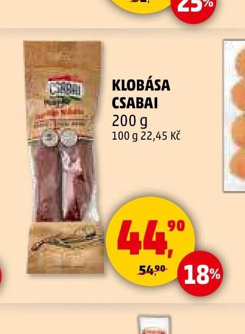 KLOBÁSA CSABAI
