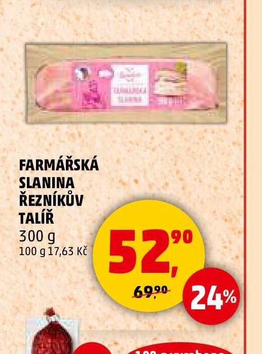 FARMÁŘSKÁ SLANINA ŘEZNÍKŮV TALÍŘ