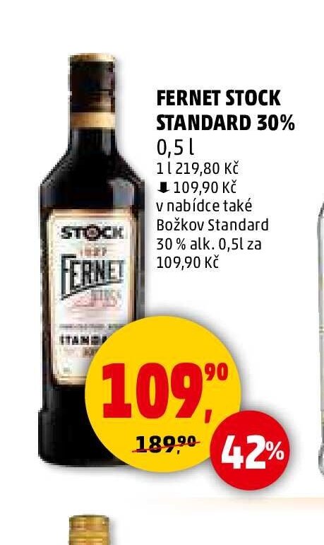 FERNET STOCK STANDARD 30%