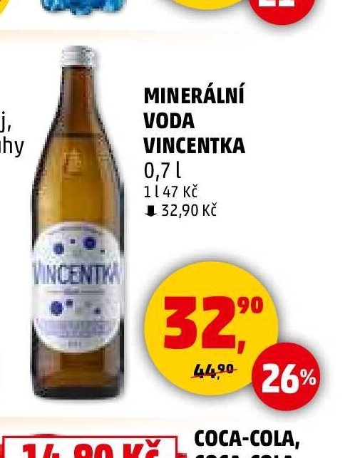 Minerální voda Vincentka