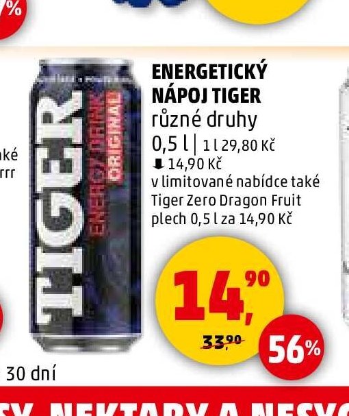 Energetický nápoj Tiger