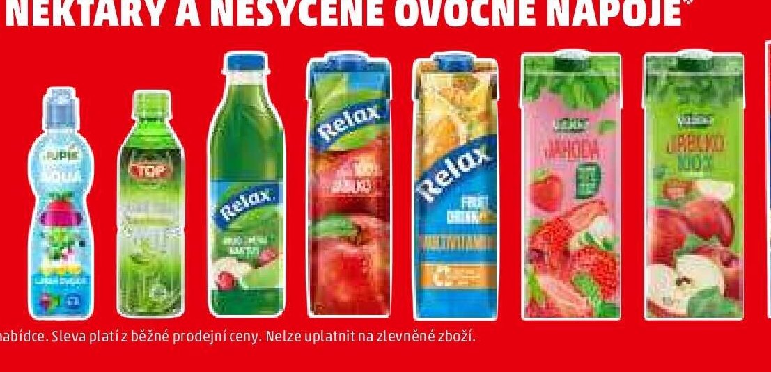 Relax džusy a nápoje