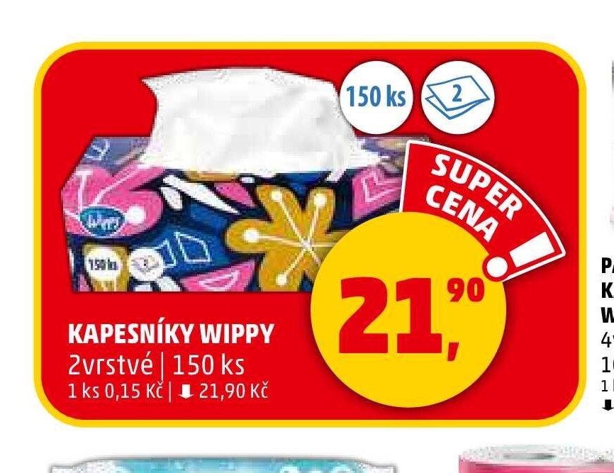 KAPESNÍKY WIPPY 150 ks