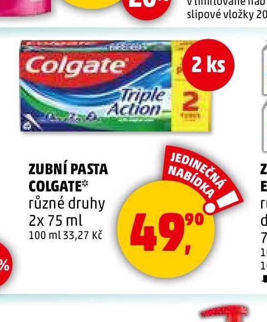 ZUBNÍ PASTA COLGATE*