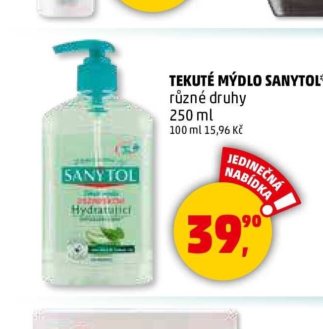 TEKUTÉ MÝDLO SANYTOL*