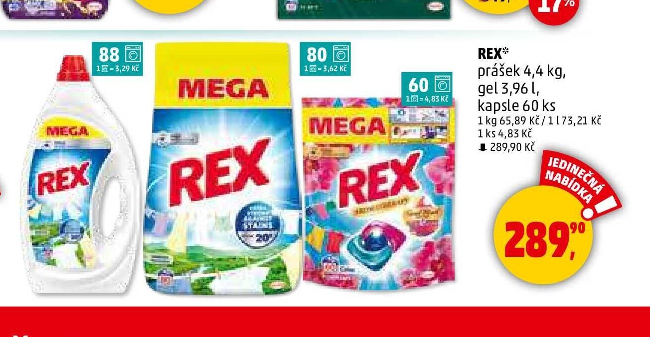 REX* prášek / gel / kapsle