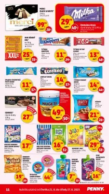 akční leták Penny Market 21.8.2025-27.8.2025