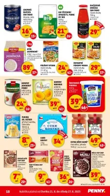akční leták Penny Market 21.8.2025-27.8.2025