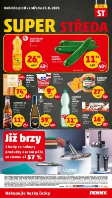 akční leták Penny Market 21.8.2025-27.8.2025