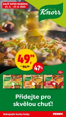 akční leták Penny Market 21.8.2025-27.8.2025