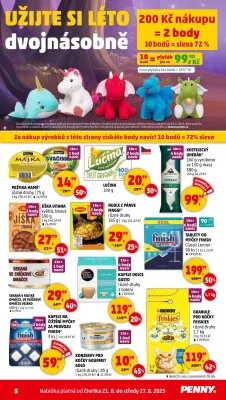 akční leták Penny Market 21.8.2025-27.8.2025