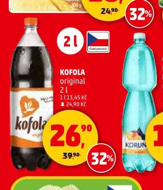 Kofola original 2 l
